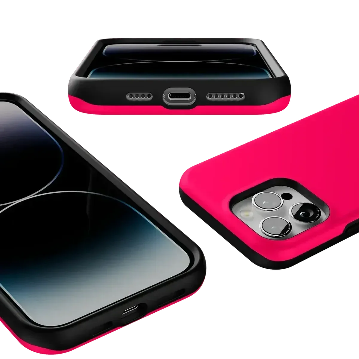 Think Pink | Solid Neon Pink Case