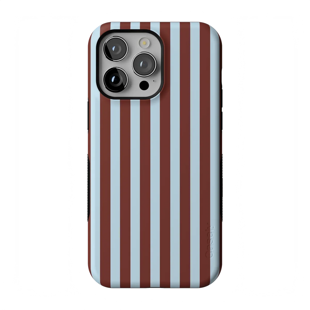 Sunday in Brooklyn | Blue Stripes Case