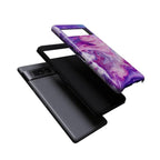 Tie Dying Over You | Purple Marble Google Pixel Case