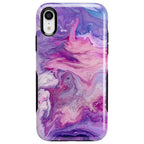 Tie Dying Over You | Purple Marble iPhone Case