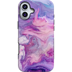 Tie Dying Over You | Purple Marble iPhone Case