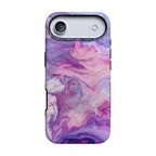 Tie Dying Over You | Purple Marble iPhone Case