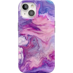 Tie Dying Over You | Purple Marble iPhone Case