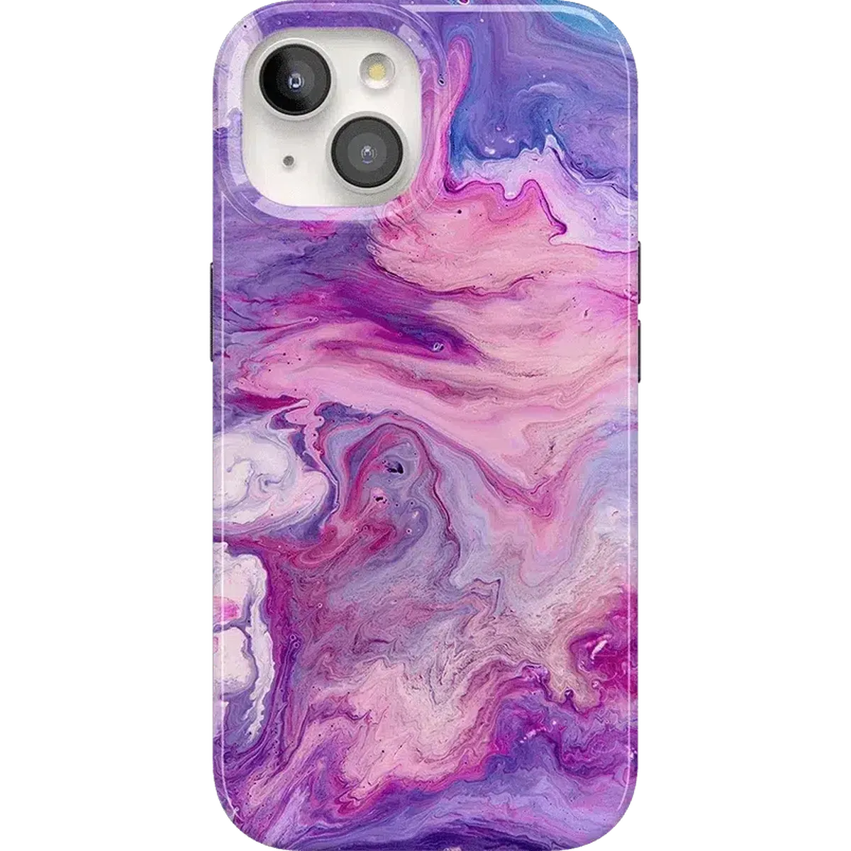Tie Dying Over You | Purple Marble iPhone Case