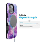 Tie Dying Over You | Purple Marble iPhone Case
