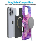 Tie Dying Over You | Purple Marble iPhone Case