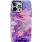 Tie Dying Over You | Purple Marble iPhone Case
