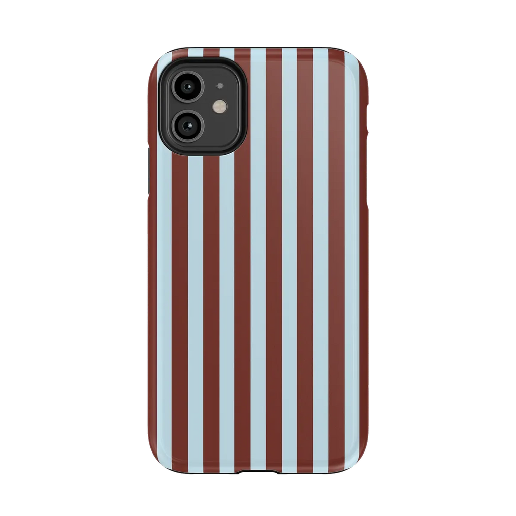Sunday in Brooklyn | Blue Stripes Case