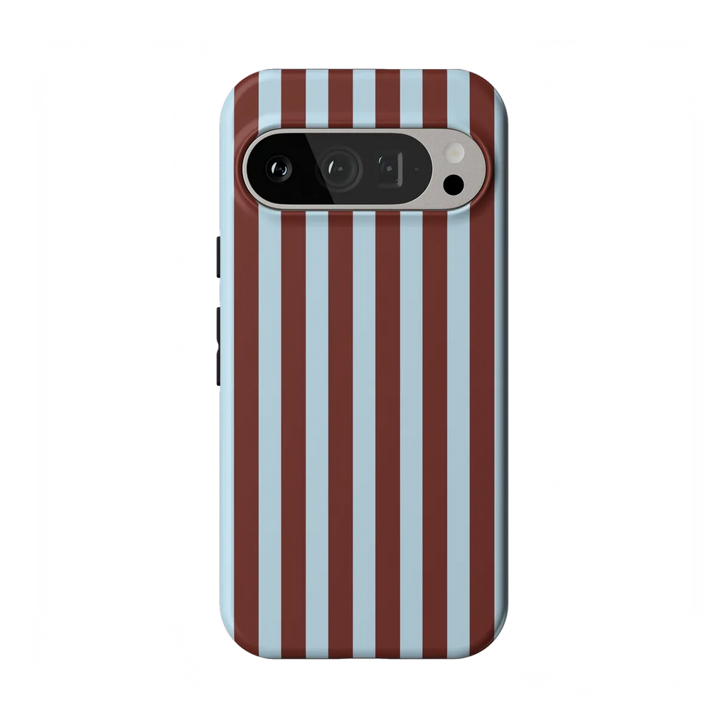 Sunday in Brooklyn | Blue Stripes Case