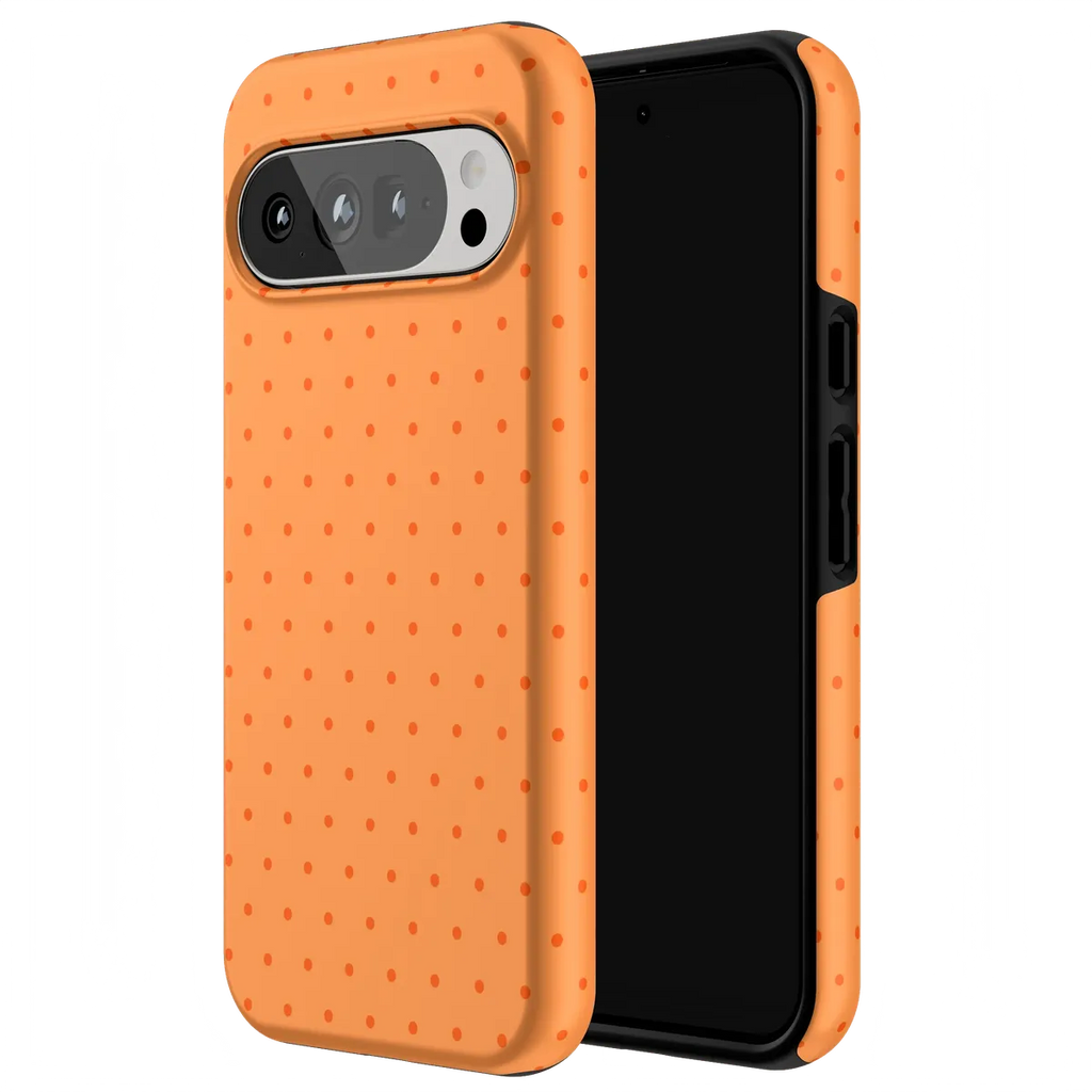 On the Dot | Orange Polka Dot Case