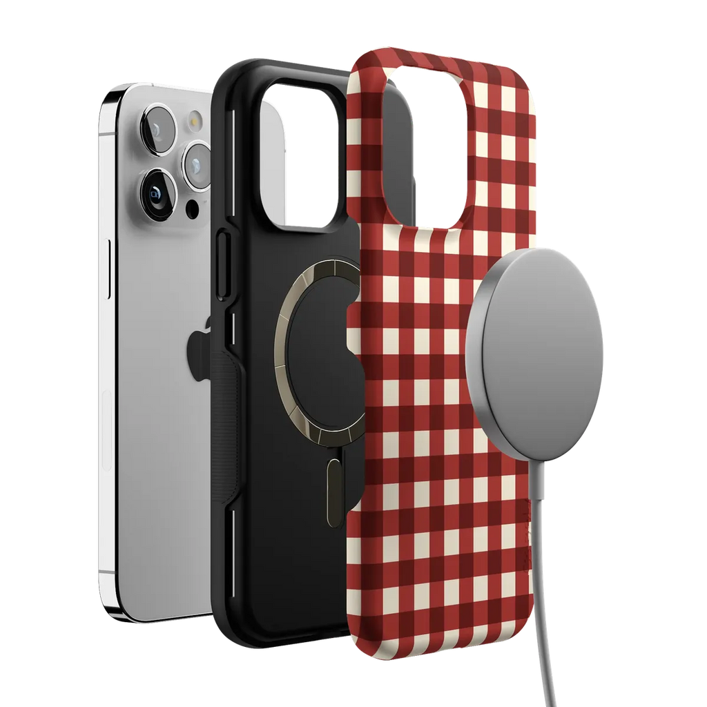 Checked Twice | Red Plaid Case