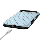 On the Dot | Blue Polka Dot Case