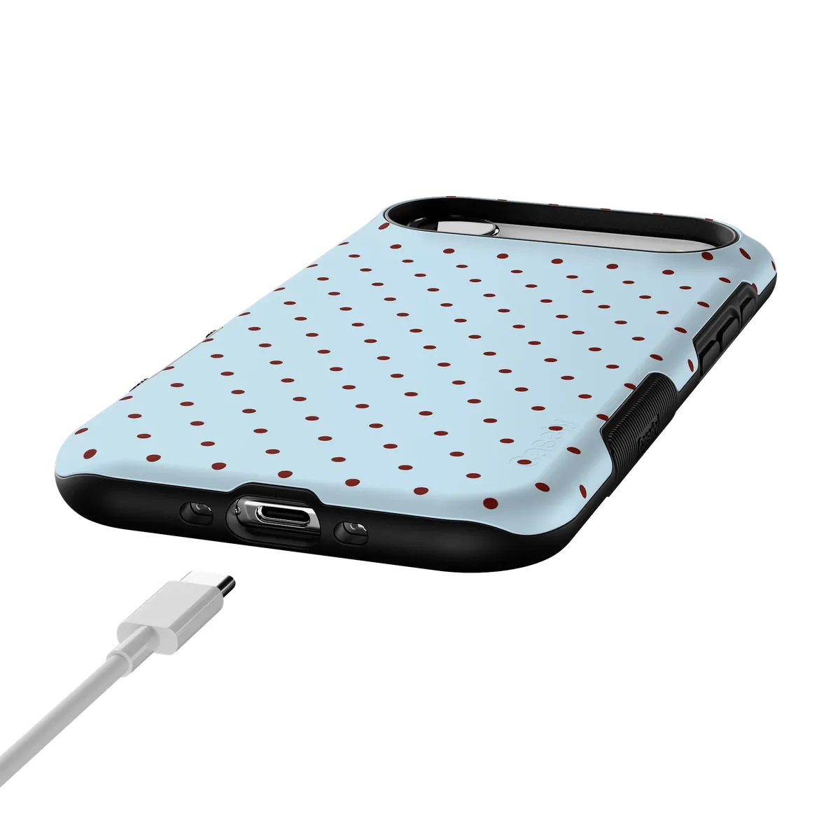 On the Dot | Blue Polka Dot Case