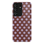 Spotted in SoHo | Burgundy Polka Dot Case