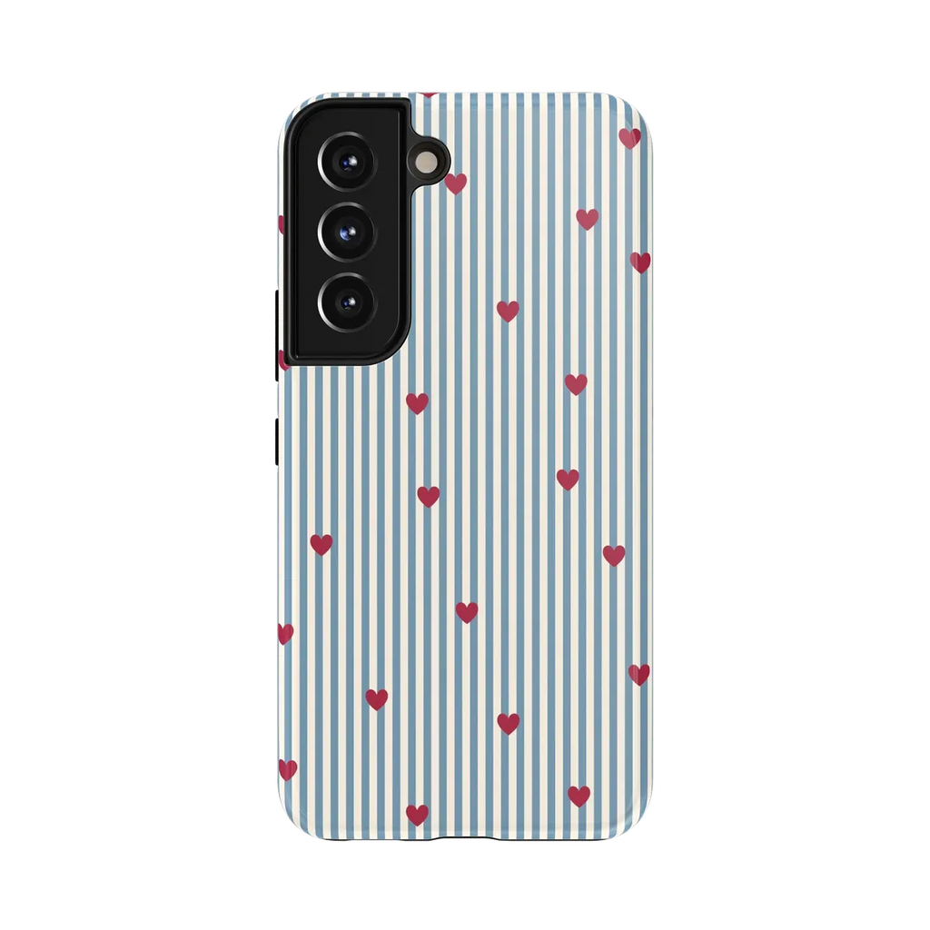 Love Lines | Blue Stripes Case