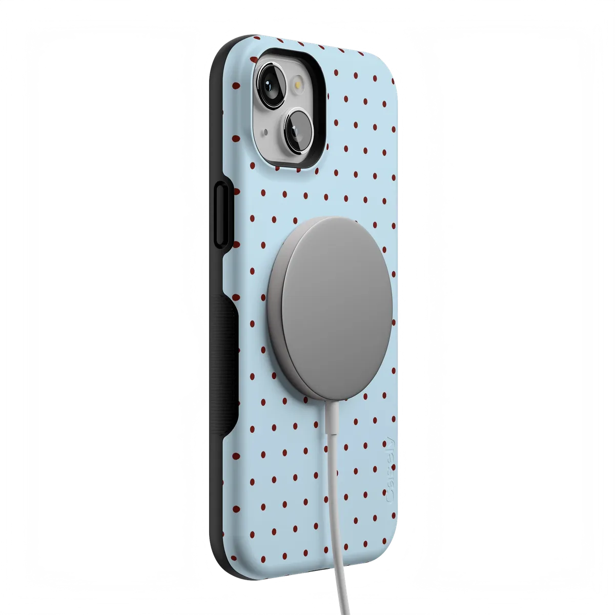 On the Dot | Blue Polka Dot Case