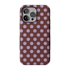 Spotted in SoHo | Burgundy Polka Dot Case