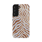 Untamed | Brown & Blue Zebra Case