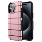 Uptown Gridlock | Pink Checkerboard Case