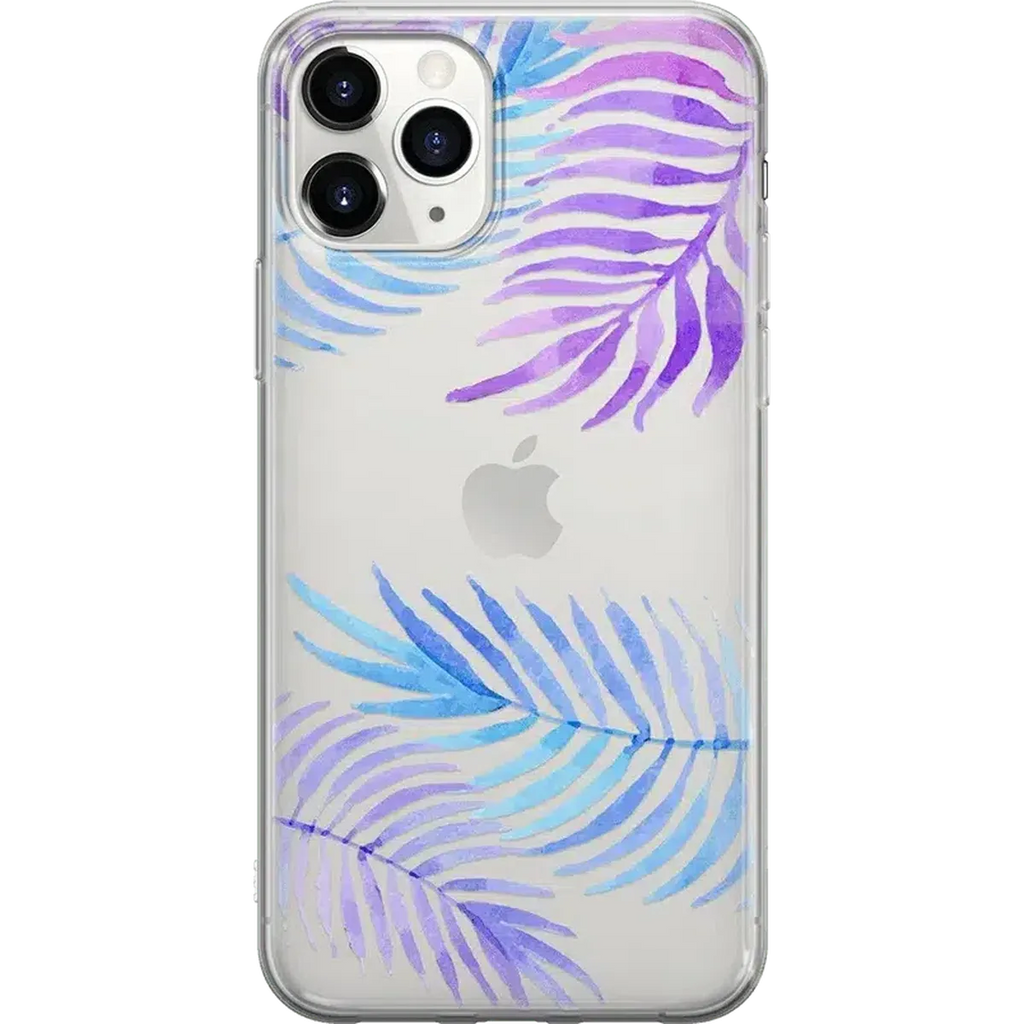Tropical Blues | Palm Leaves Floral case