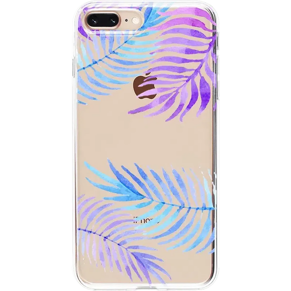 Tropical Blues | Palm Leaves Floral case