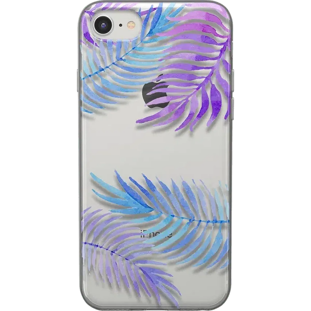 Tropical Blues | Palm Leaves Floral case