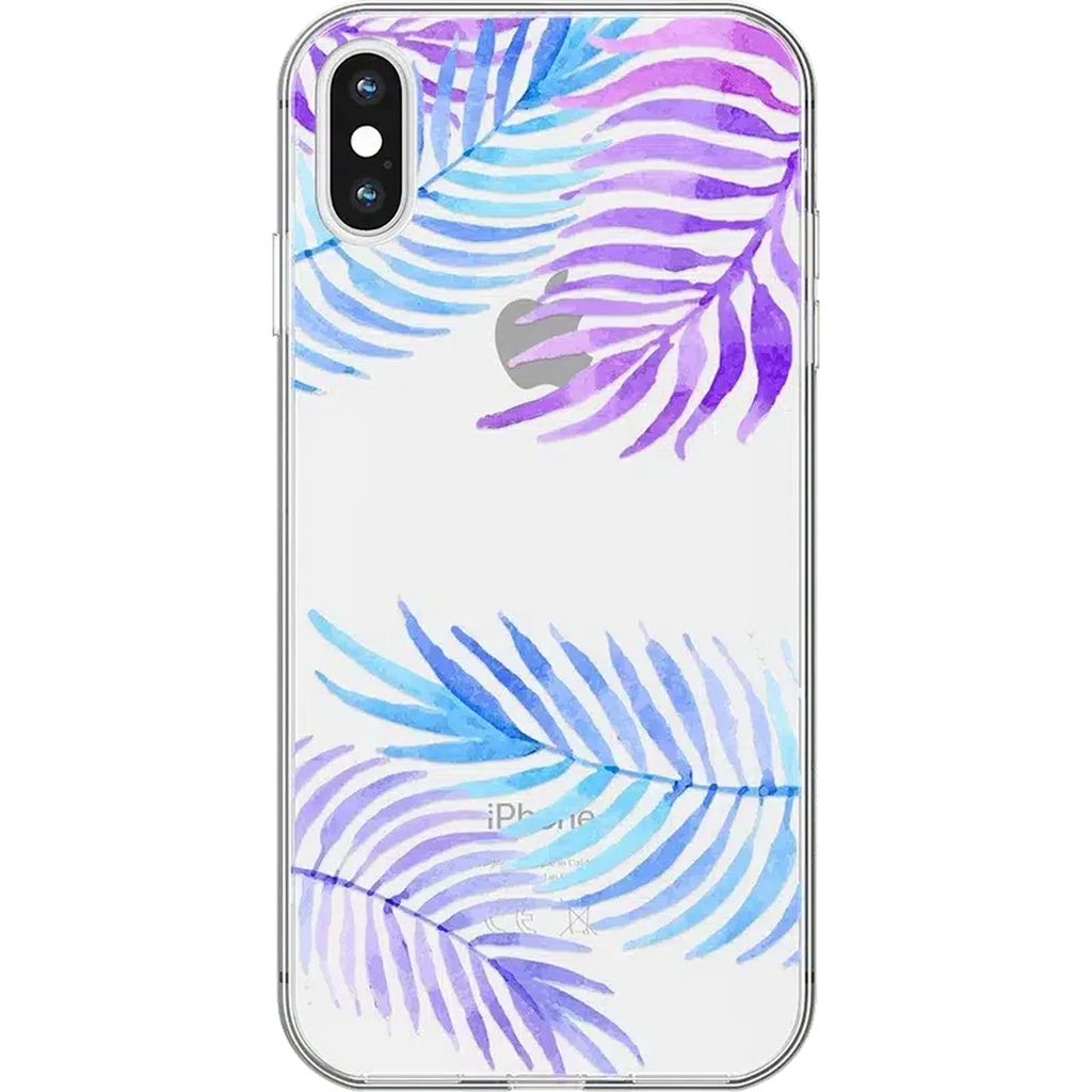 Tropical Blues | Palm Leaves Floral case