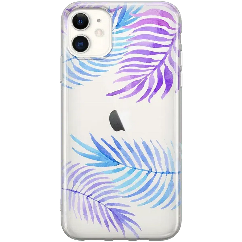 Tropical Blues | Palm Leaves Floral case