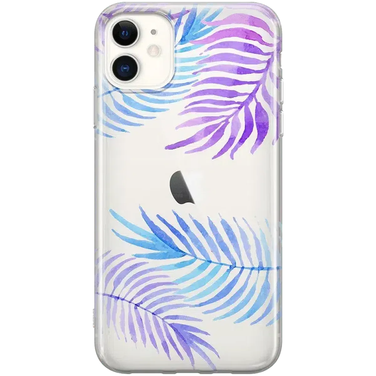 Tropical Blues | Palm Leaves Floral case