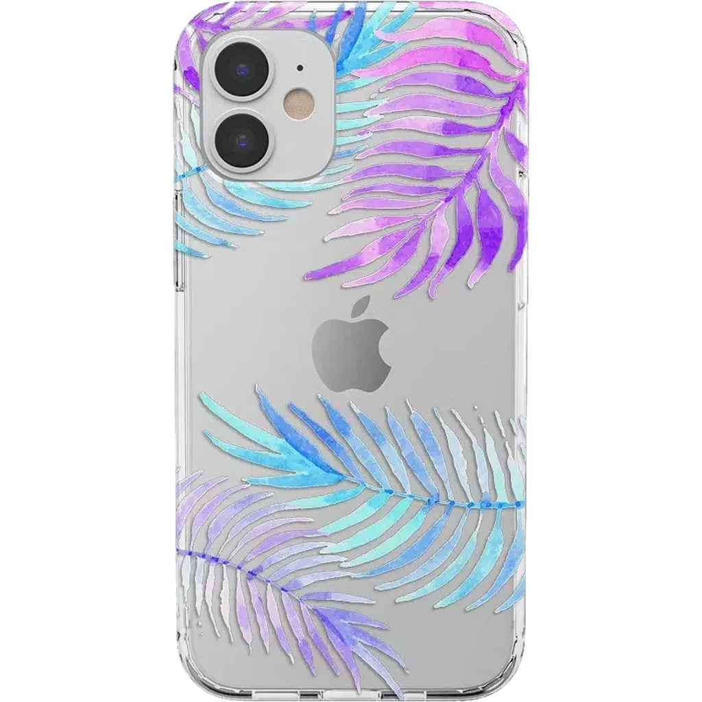 Tropical Blues | Palm Leaves Floral case