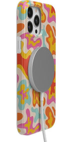 Tropical Color Splash | Abstract Retro Case