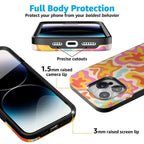 Tropical Color Splash | Abstract Retro Case