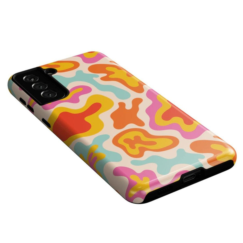 Tropical Color Splash | Abstract Retro Samsung Case