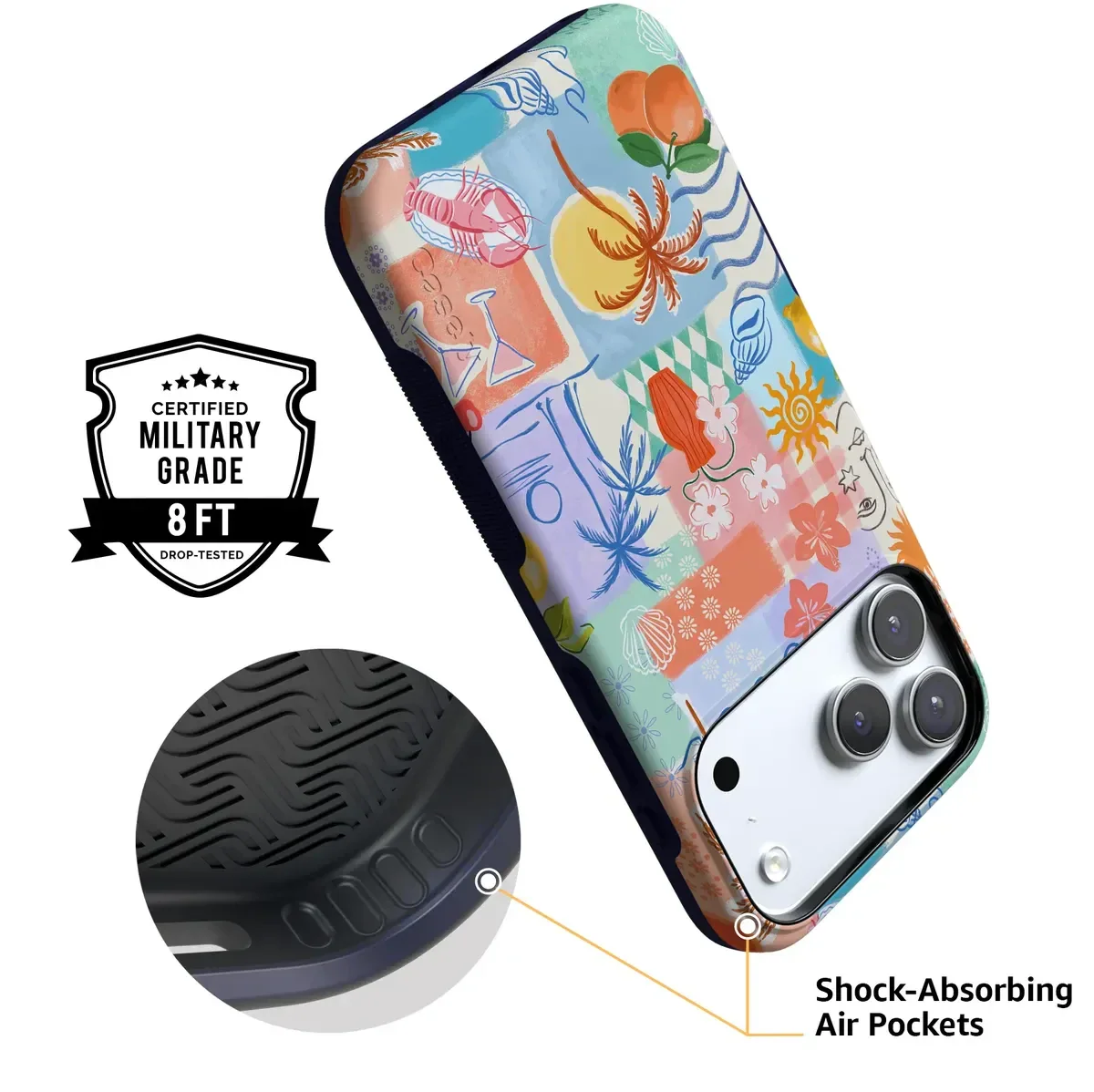 Tropical Heat | Beachy Collage Case