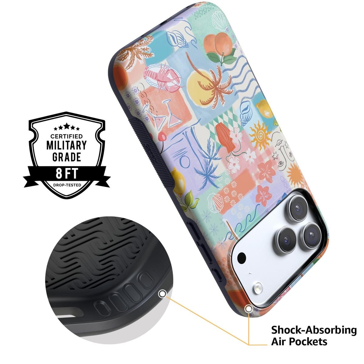 Tropical Heat | Beachy Collage Case