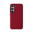 On the Dot | Maroon Polka Dot Case