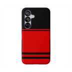 Storm Warning | Black & Red Stripes Case