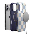 Fit Check | Light Blue Checkerboard Case