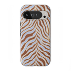 Untamed | Brown & Blue Zebra Case