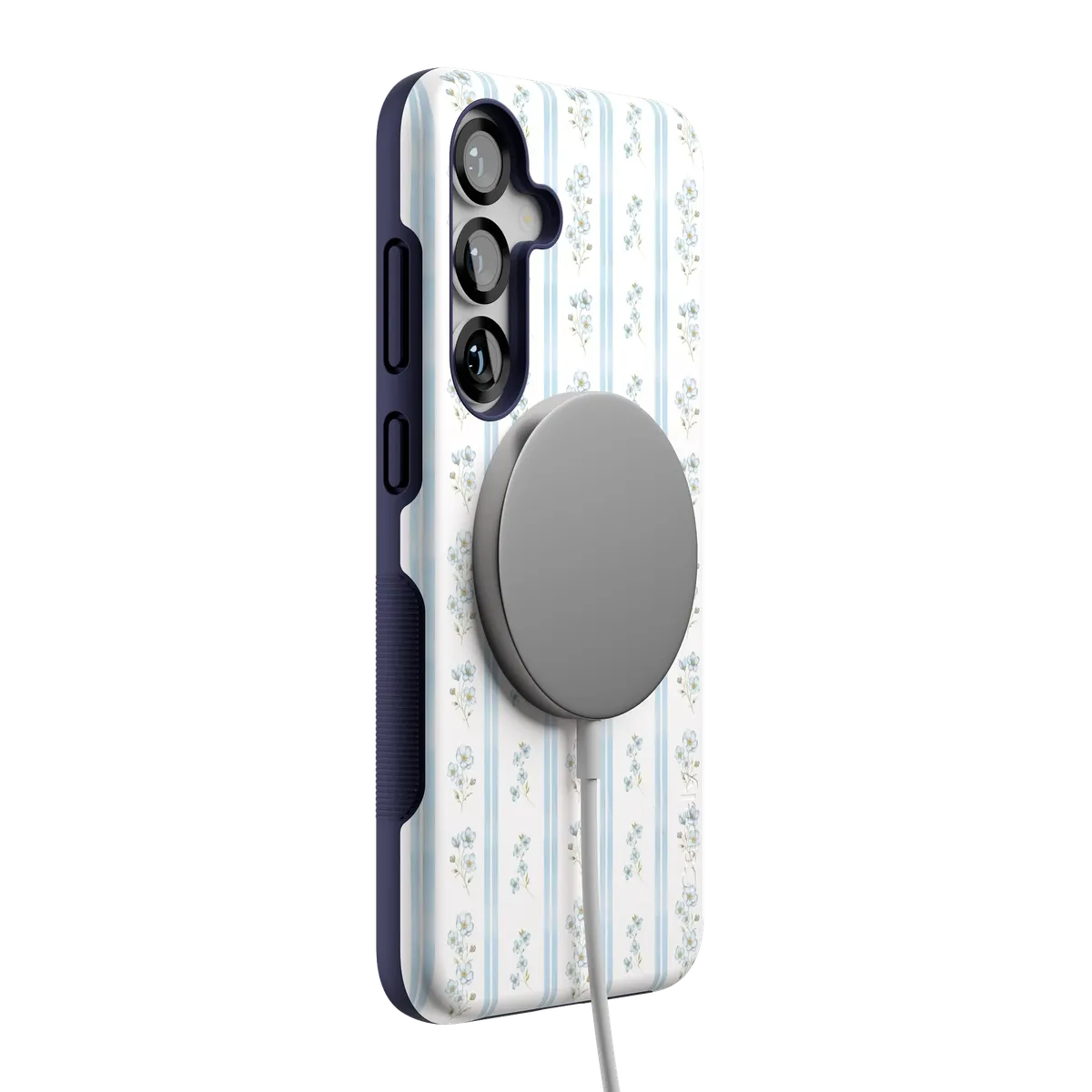 Cottage Stripe | Blue Floral Case