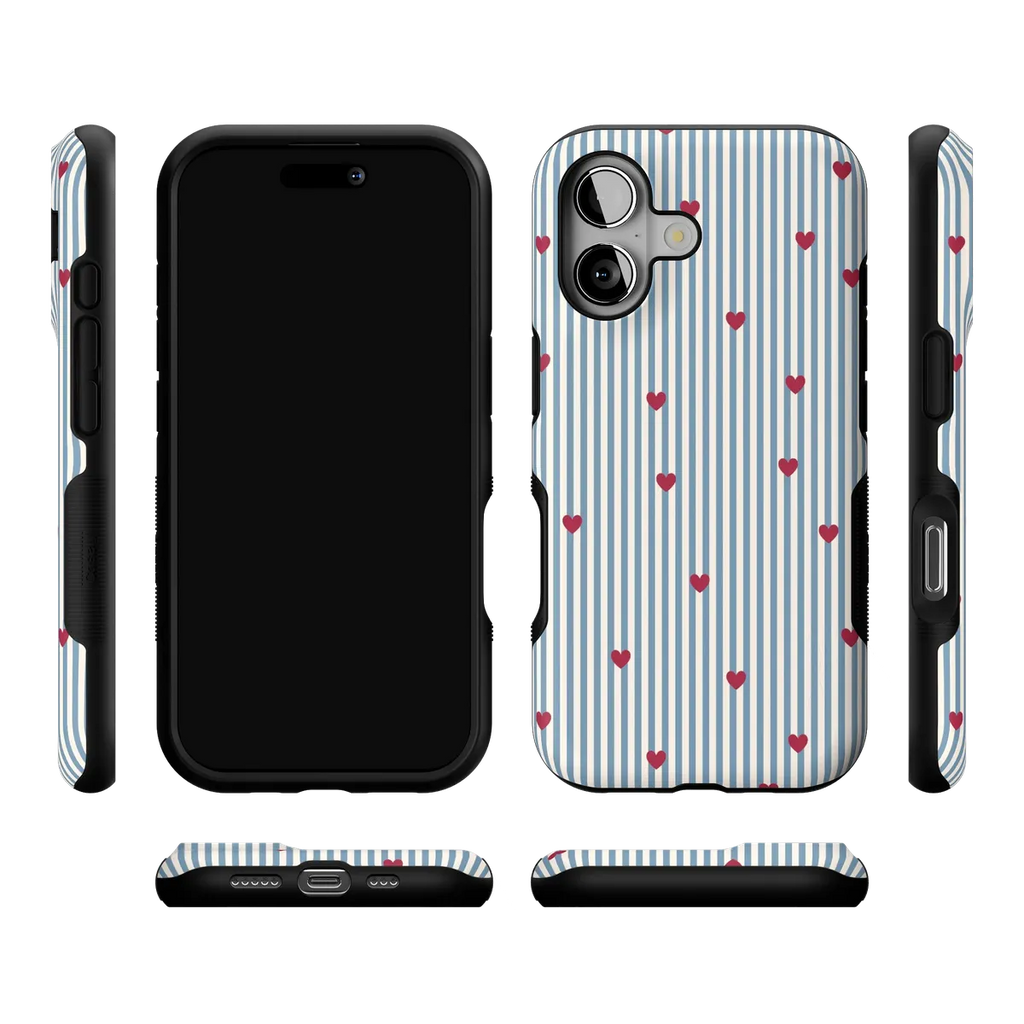 Love Lines | Blue Stripes Case