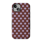 Spotted in SoHo | Burgundy Polka Dot Case