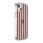 Sunday in Brooklyn | Burgundy Stripes Case