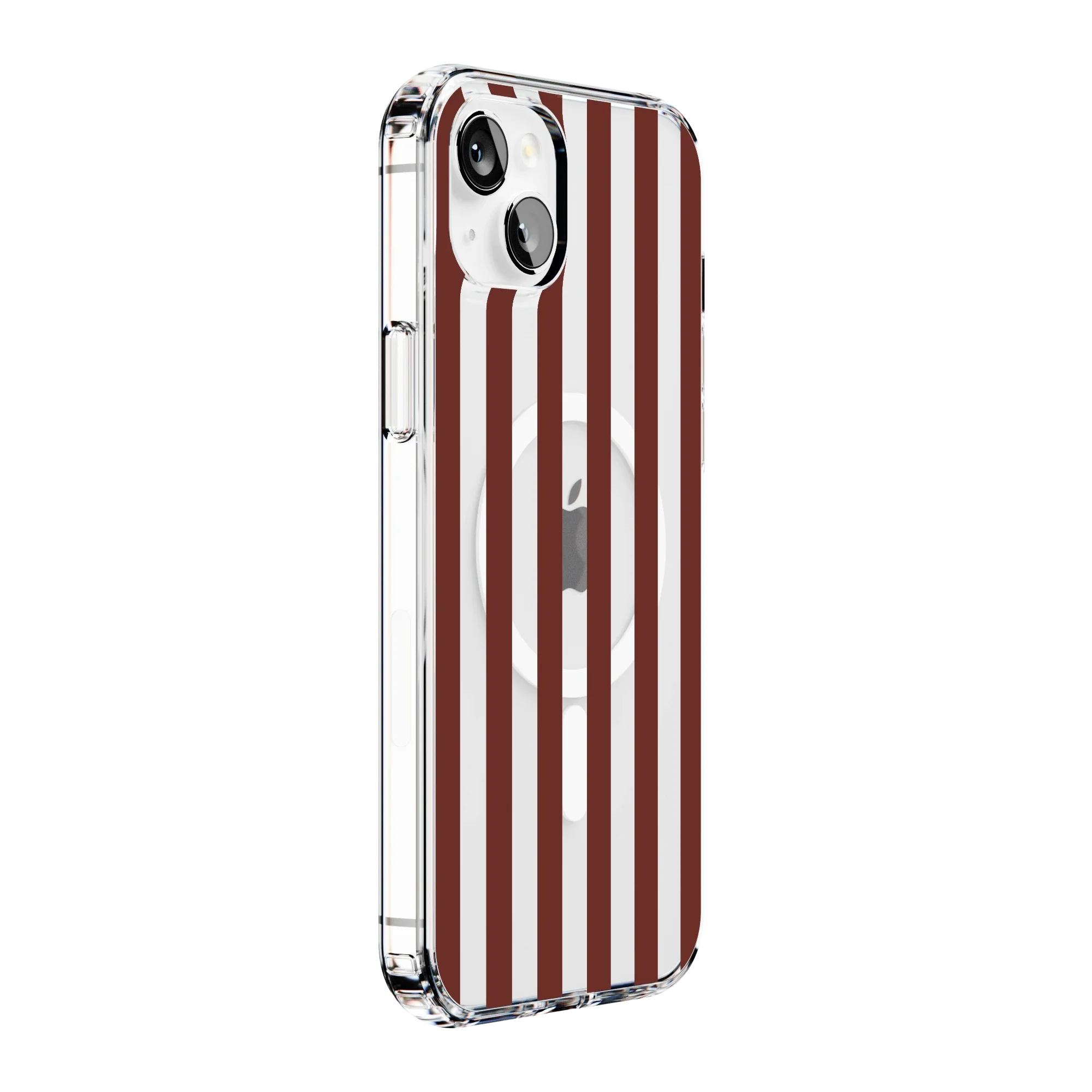 Sunday in Brooklyn | Burgundy Stripes Case