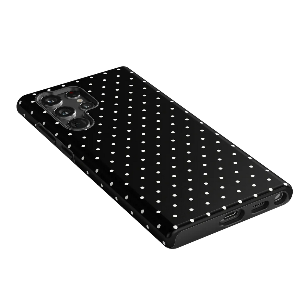 On the Dot | White Polka Dot Case