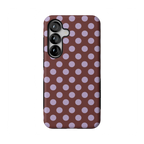 Spotted in SoHo | Burgundy Polka Dot Case