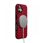 On the Dot | Maroon Polka Dot Case