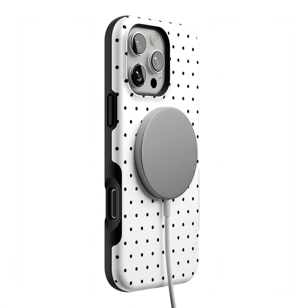 On the Dot | Black Polka Dot Case