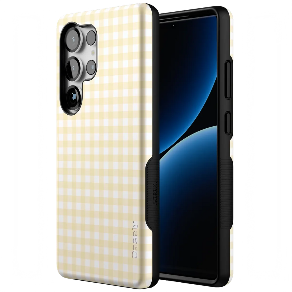 Pastel Picnic | Yellow Gingham Case