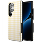 Pastel Picnic | Yellow Gingham Case